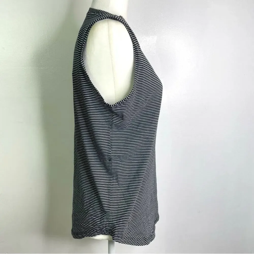 Lululemon Striped Tank Top Black & White - Picture 3 of 6